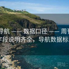 0149导航 —— 数据口径 —— 周刊 —— 字段说明齐全，导航数据标准