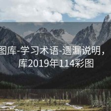 0149图库-学习术语-遗漏说明，114图库2019年114彩图