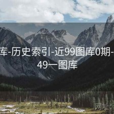 49图库-历史索引-近99图库0期-报告，49一图库
